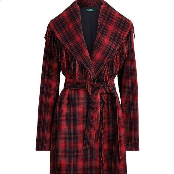 Ralph Lauren Jackets & Blazers - 🎉Flash sale🎉only today Ralph Lauren coat Fringe wool blend